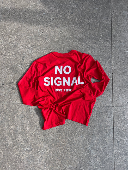 Longsleeve  "No Signal" Red