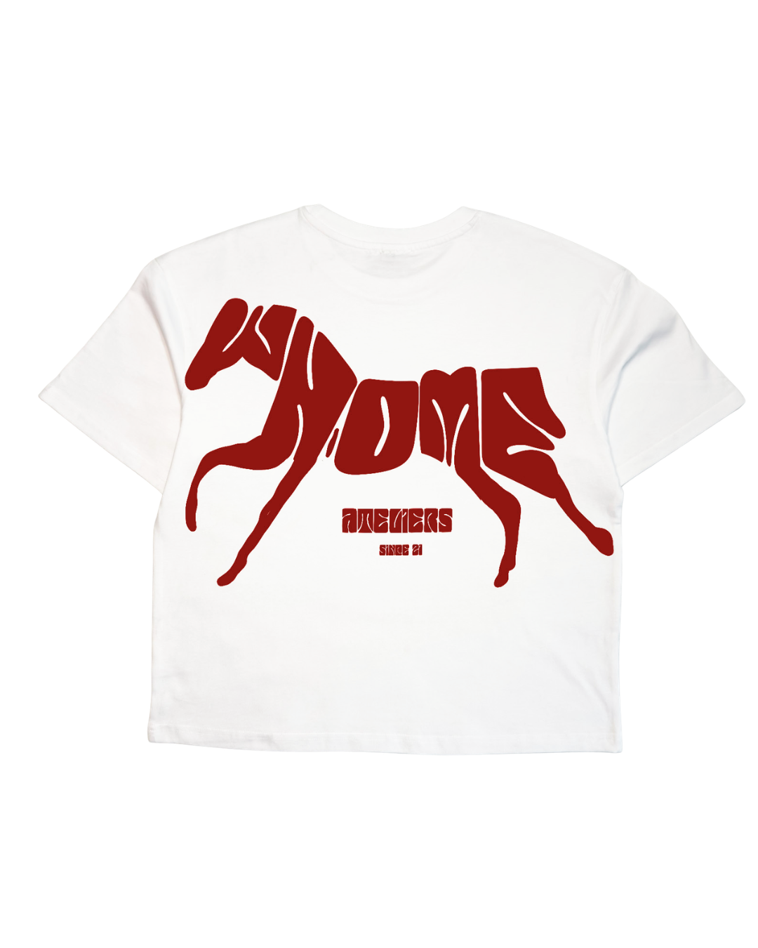 Big Red Cropped T-Shirt
