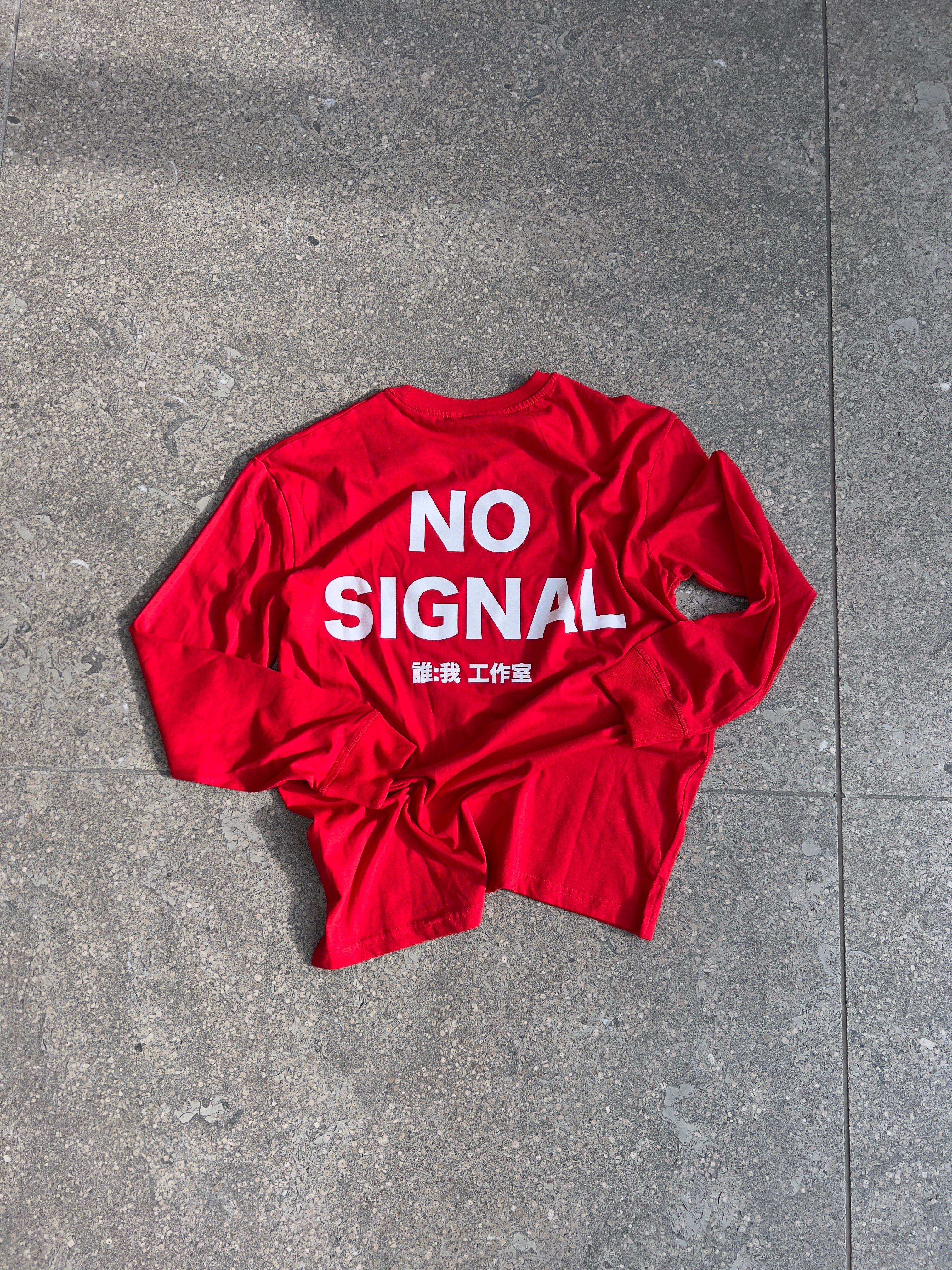 Longsleeve  "No Signal" Red