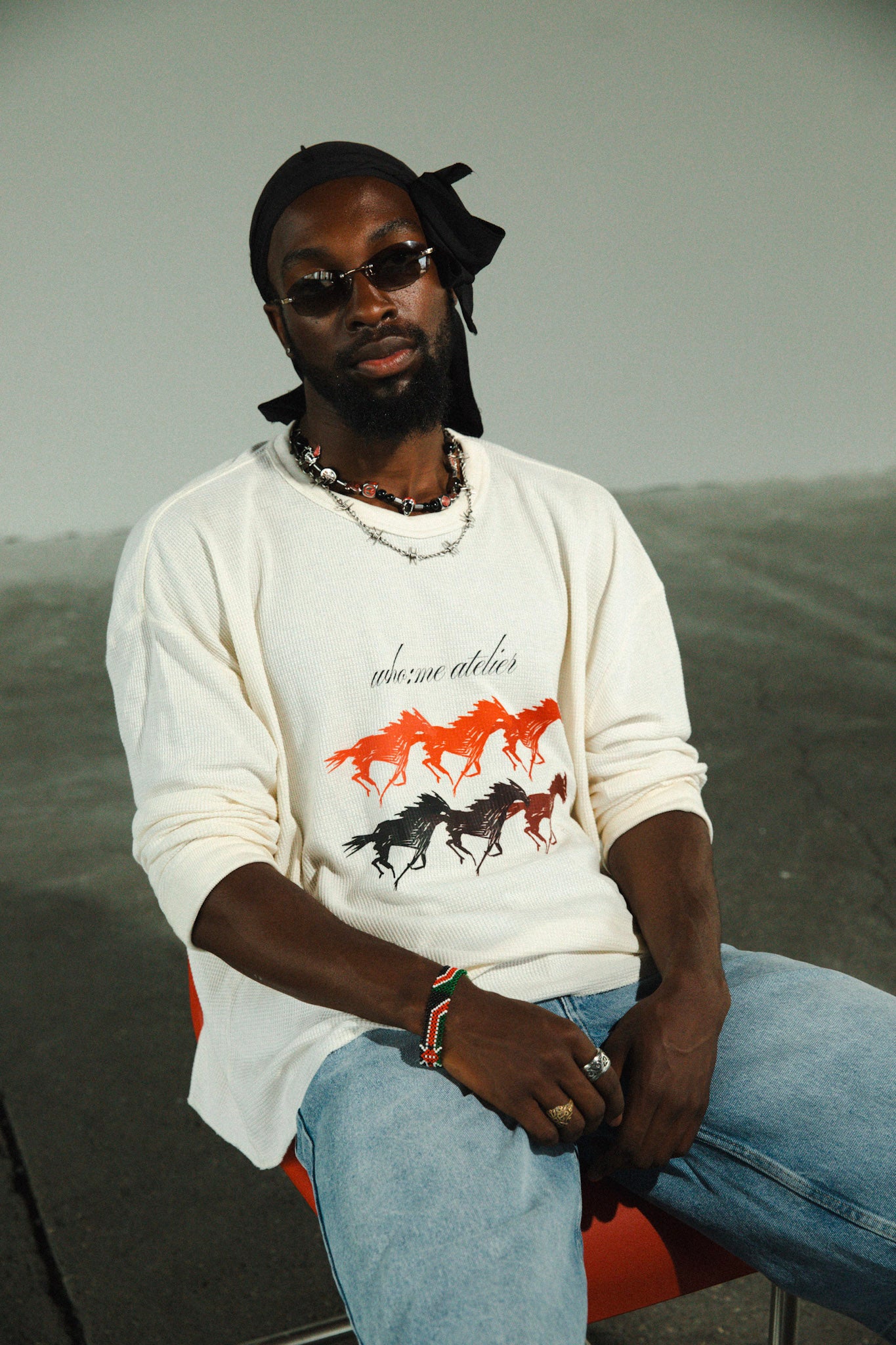 Horse Year Ripped Longsleeve