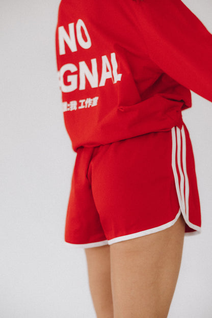 Longsleeve  "No Signal" Red