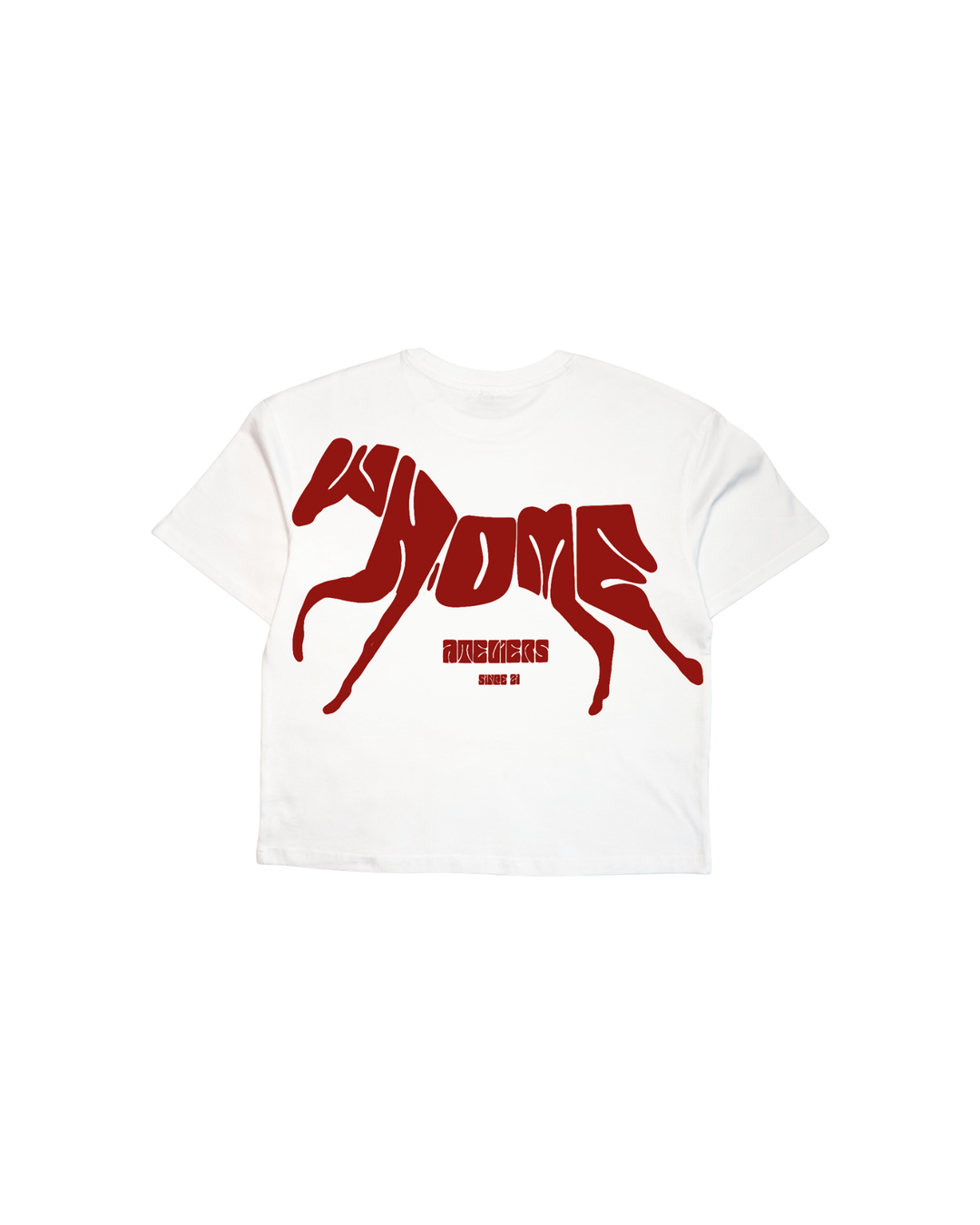 Big Red Cropped T-Shirt – Rückseite